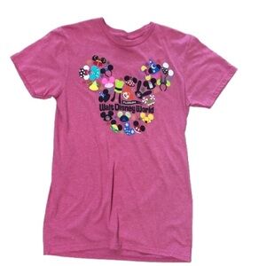 Disney Pink Mickey Mouse Short Sleeve Tee